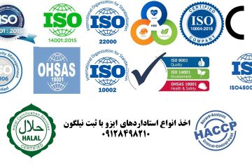 لیست استاندارد ایزو (انواع iso – انواع ایزو)