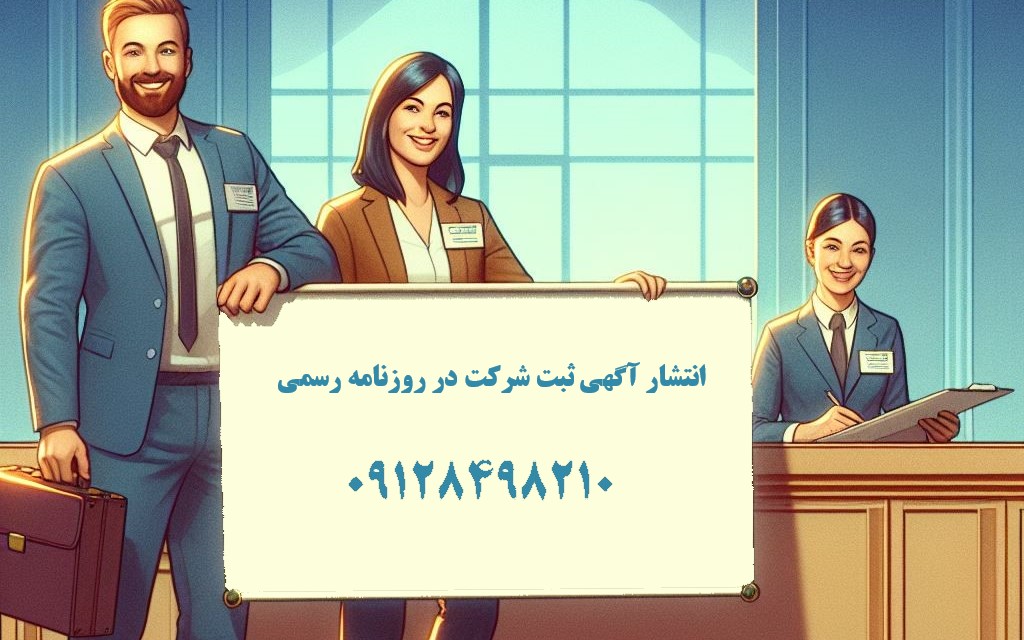 روند انتشار آگهی ثبت شرکت در روزنامه رسمی